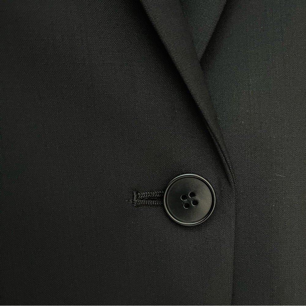 NWT | Theory | Black Wool Blend | Contemporary Women Blazer | Sz Medium - Picture 7 of 16